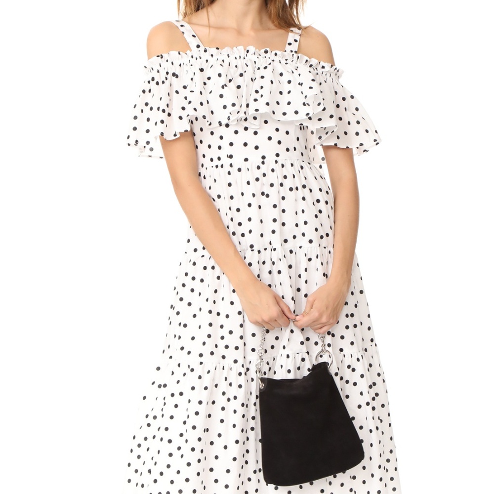 StyleKeepers Polka Dot Midi Dress